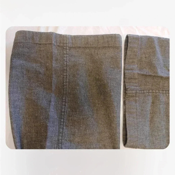 Be Bop Charcoal Ramie Blend Bootcut Pants  Size 9 - Picture 8 of 12